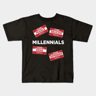 Millennials Funny Kids T-Shirt